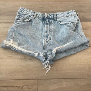 Zara High rise Jean Shorts Size 10